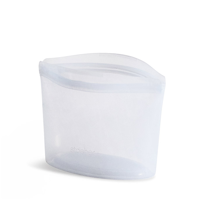 スタッシャー　シリコーンバッグ　ボウル　S　クリア　/　stasher