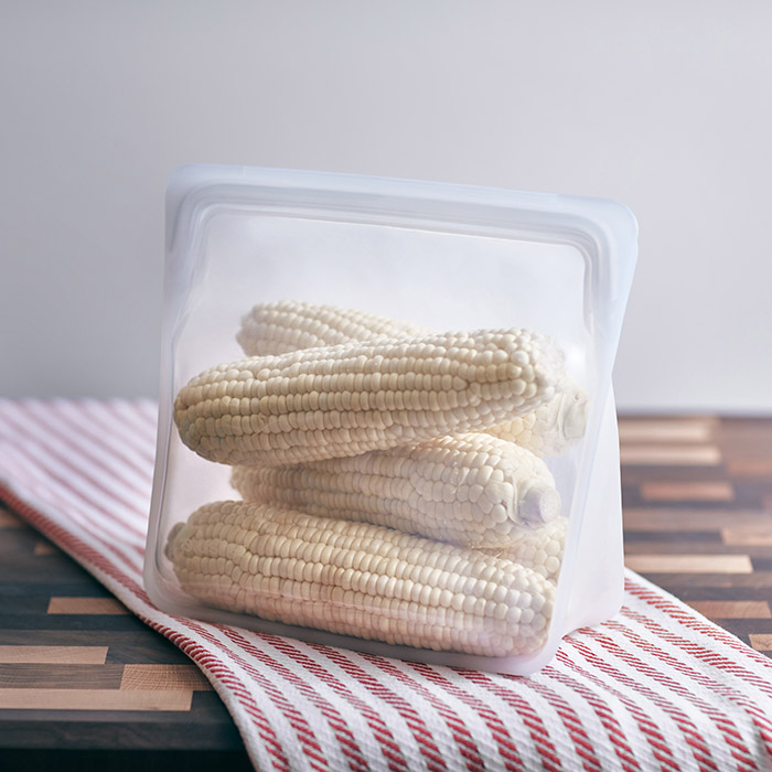 スタッシャー　シリコーンバッグ　スタンドアップ　メガ　クリア　/　stasher