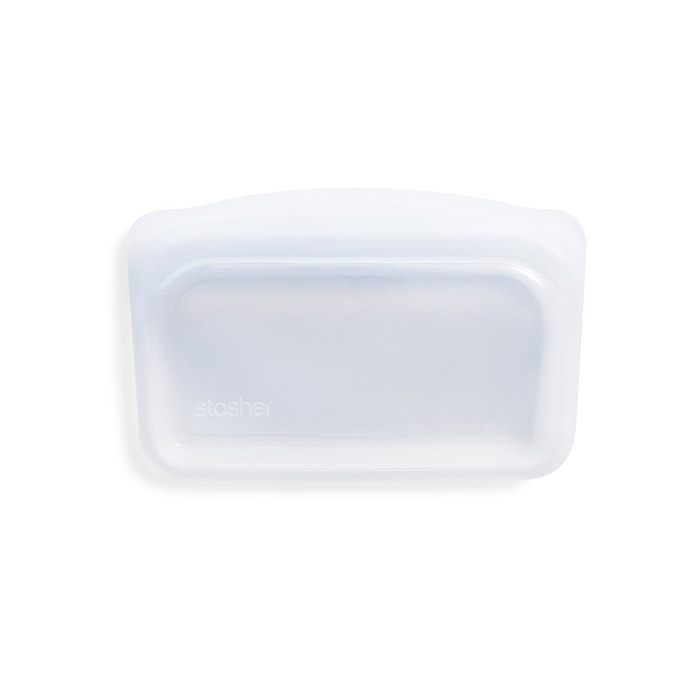 スタッシャー　シリコーンバッグ　EZスナック　クリア　/　stasher