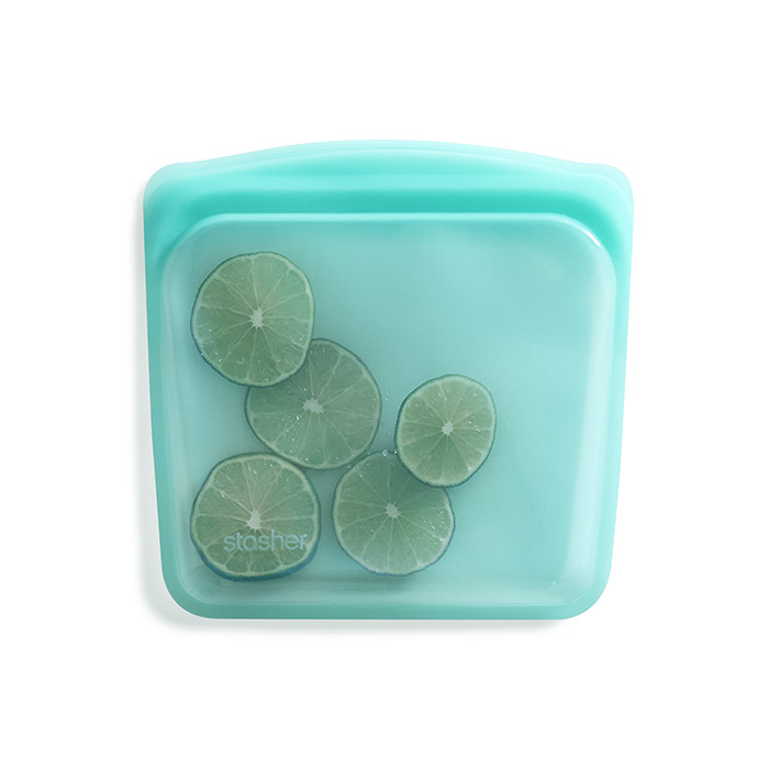 スタッシャー　シリコーンバッグ　EZサンドイッチ　アクア　/　stasher