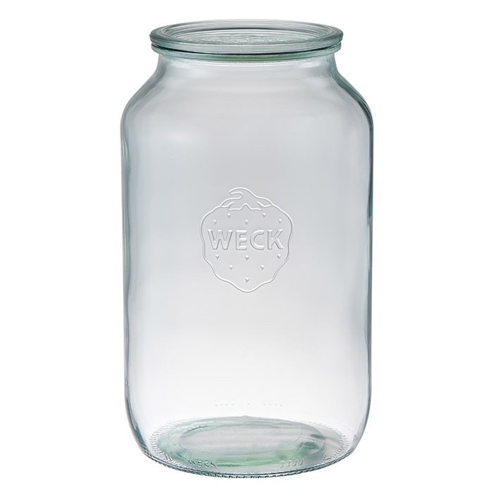 ウェック　ストレート　3250ml　口径Lサイズ　/　WECK