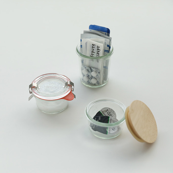 ウェック　ギフトボックス　（モールドシェイプ　120ml　１個　/　モールドシェイプ　50ml　2個セット）　/　WECK