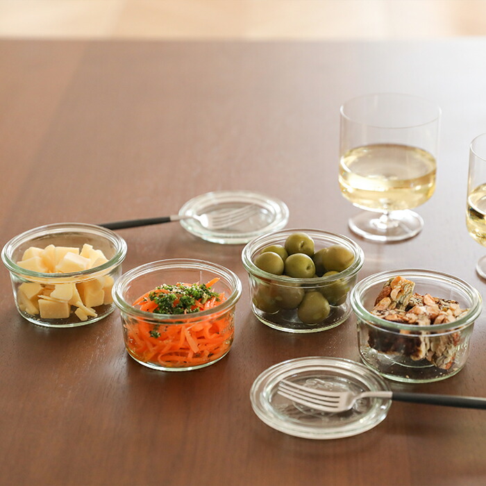 ウェック　ギフトボックス　（モールドシェイプ　140ml　4個セット）　/　WECK