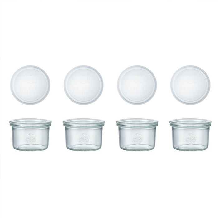 ウェック　ホームセット　（モールドシェイプ　170ml　4個）　/　WECK