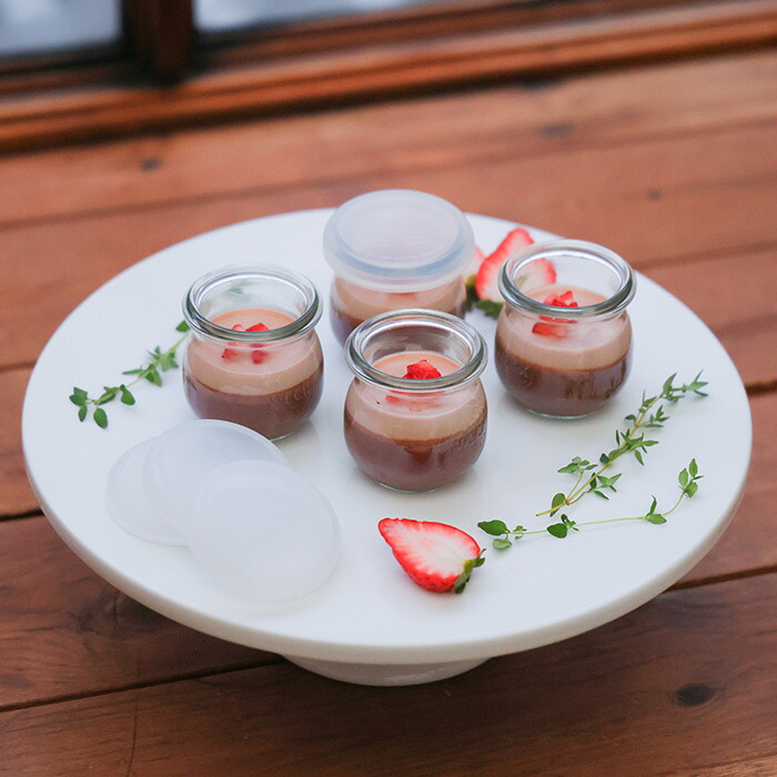 ウェック　ホームセット　（チューリップシェイプ　40ml　4個　/　クリア）　/　WECK