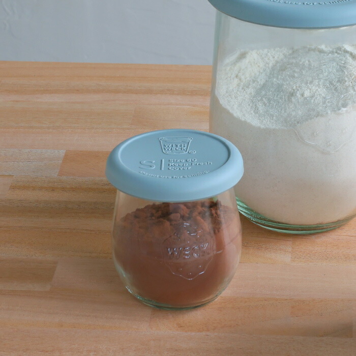 ウェック　シリコンキャップ　グレイッシュブルー　S　/　WECK