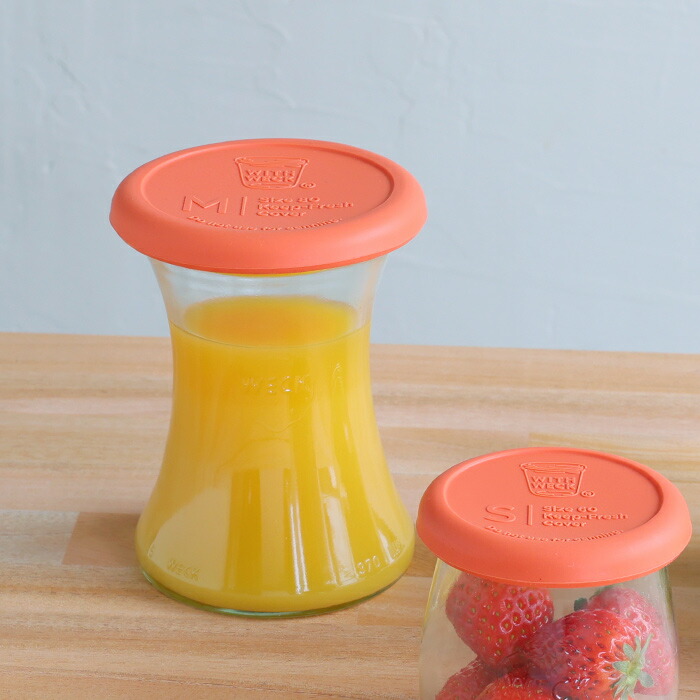 ウェック　シリコンキャップ　オレンジ　M　/　WECK