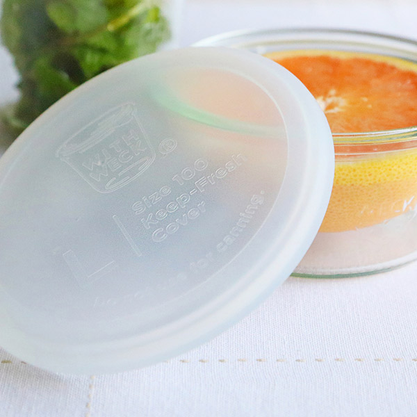 ウェック　シリコンキャップ　クリア　L　/　WECK