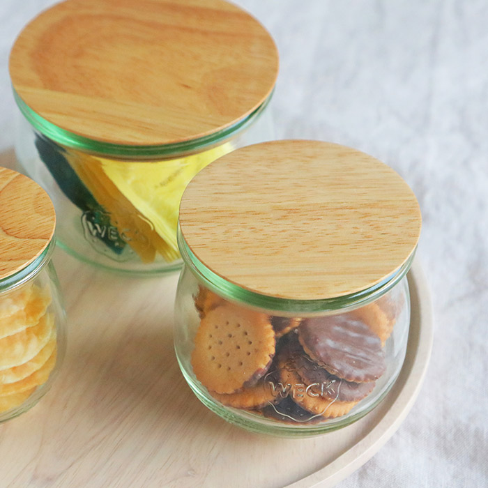 ウェック　木のふた　M　/　WECK