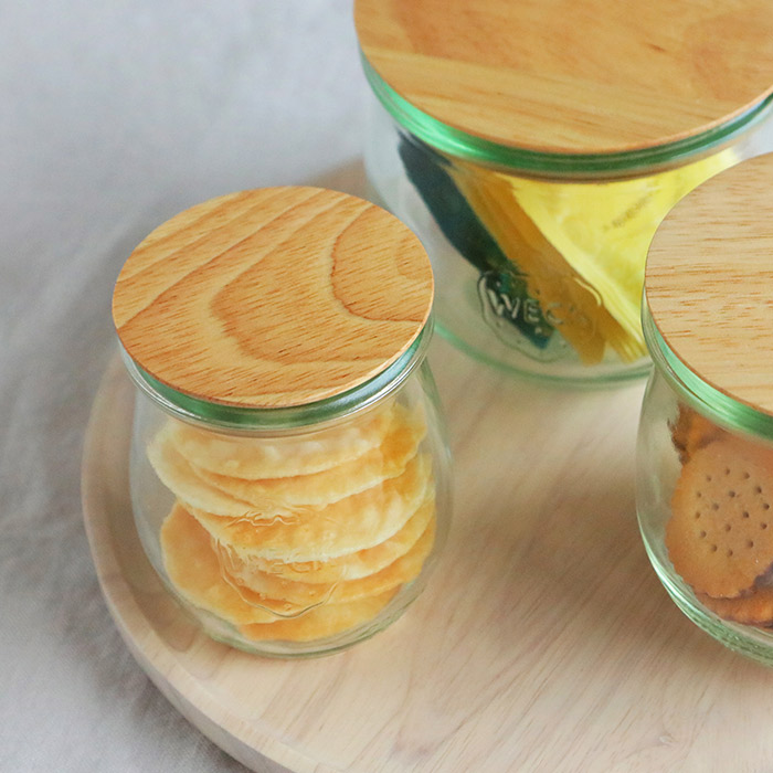 ウェック　木のふた　S　/　WECK