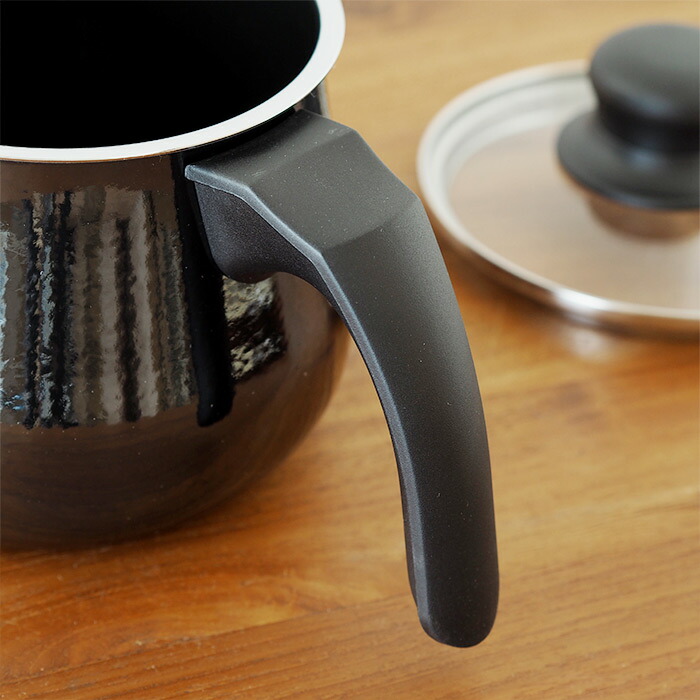 ヴェーエムエフ　フュージョンテック　ミネラル　マルチポット　14cm　蓋付　ブラック　/　WMF