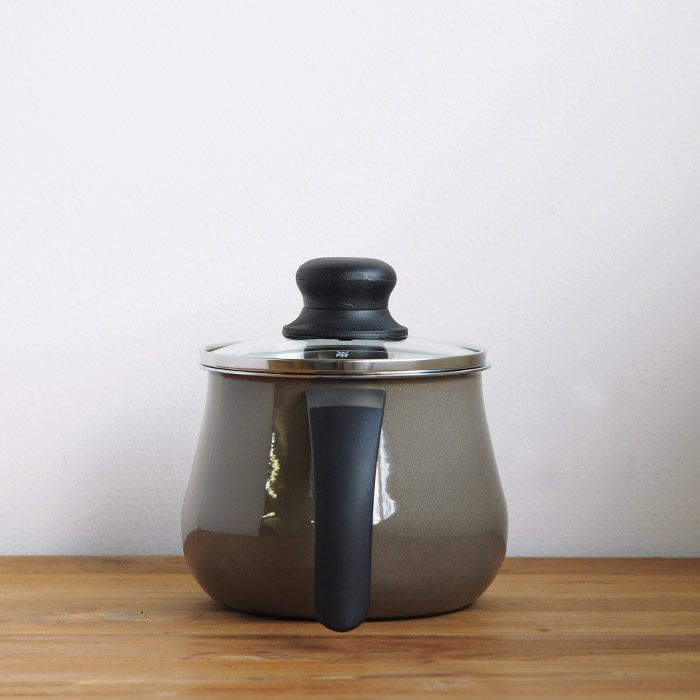 ヴェーエムエフ　フュージョンテック　ミネラル　マルチポット　14cm　蓋付　ダークプラス 　/　WMF