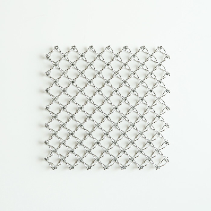 サンク　ワイヤー鍋敷き　シルバー　/　CINQ