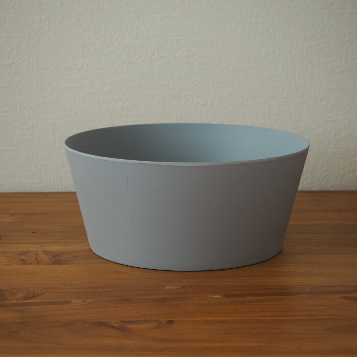 イデアコ　ウスモノ　サラダボウル　ブルー　/　ideaco　※