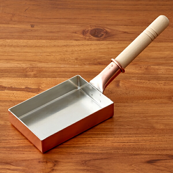 中村銅器製作所 銅玉子焼鍋　10×15cm　1.5mm板