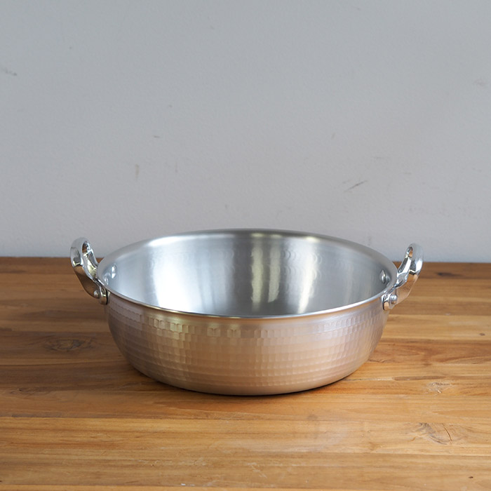 中尾アルミ製作所　N-39　打出浅鍋（揚鍋）24cm