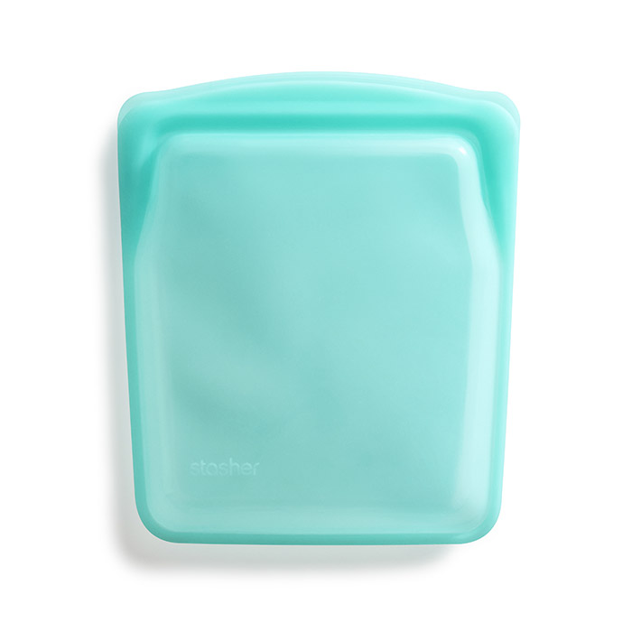 スタッシャー　シリコーンバッグ　EZクォート　アクア　/　stasher