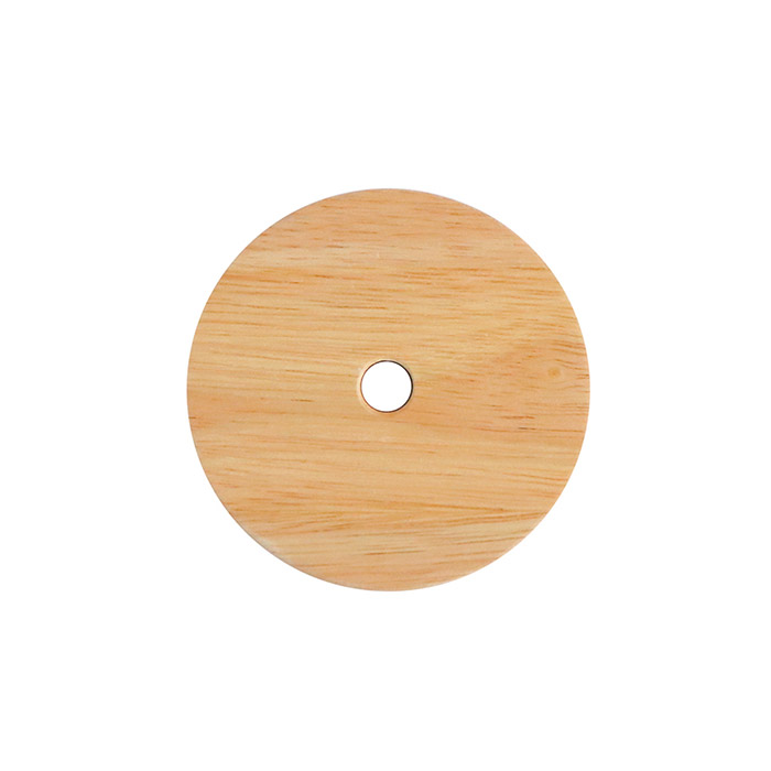 ウェック　木のふた　S　穴開き　/　WECK